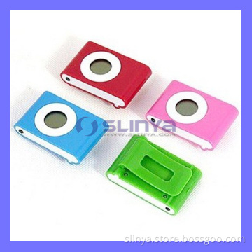 Run Step Pedometer Digital Walking Counter Distance Cute Colorful MP3 Style